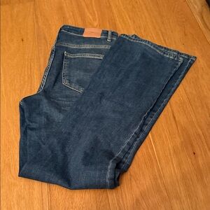 Zara Blue Flare & Wide Leg Jeans
